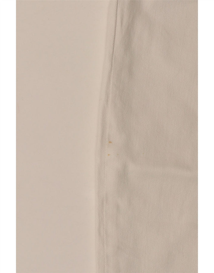 Levi's Dame Mom Cropped Jeans W24 L24 Off White Bomuld