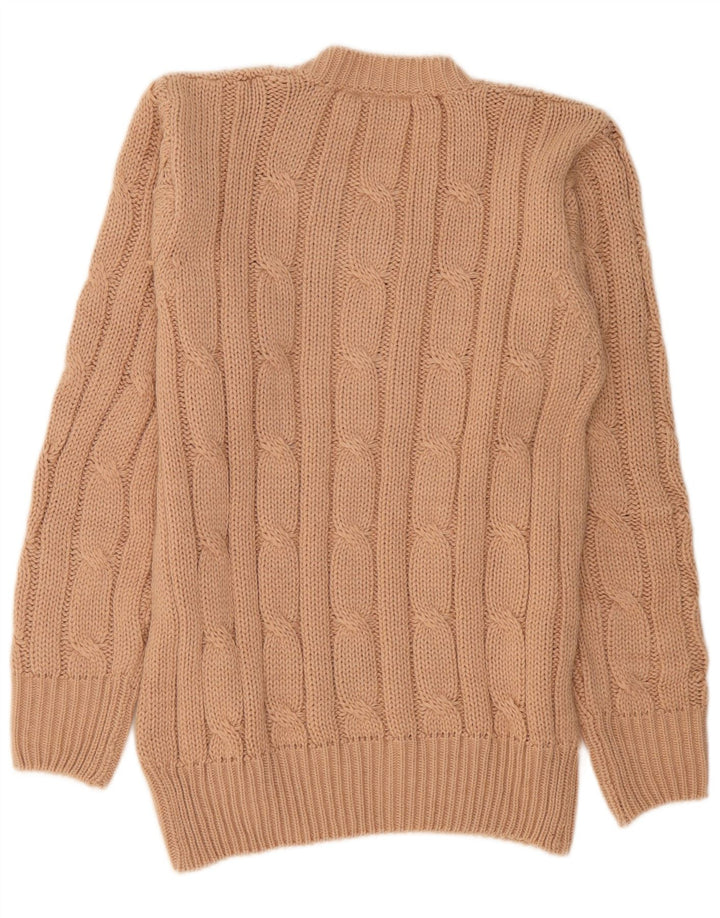 Lotto Dame V-hals sweater UK 12 Medium Brun Akryl
