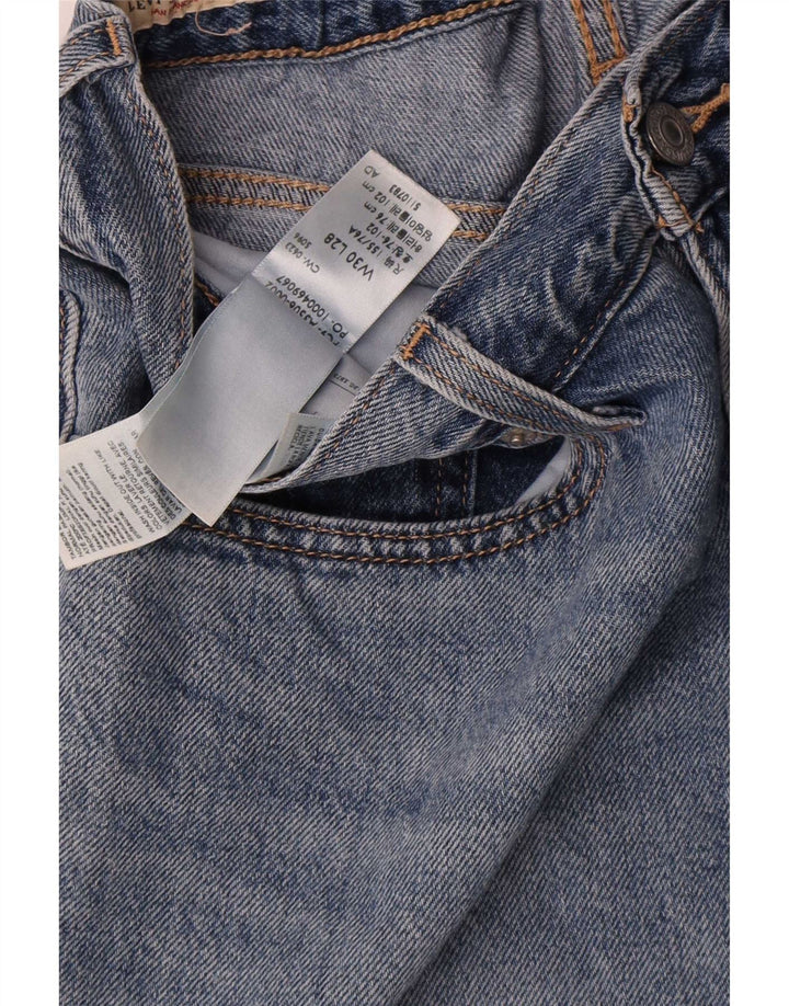 Levi's koniske jeans til kvinder W30 L28 blå bomuld