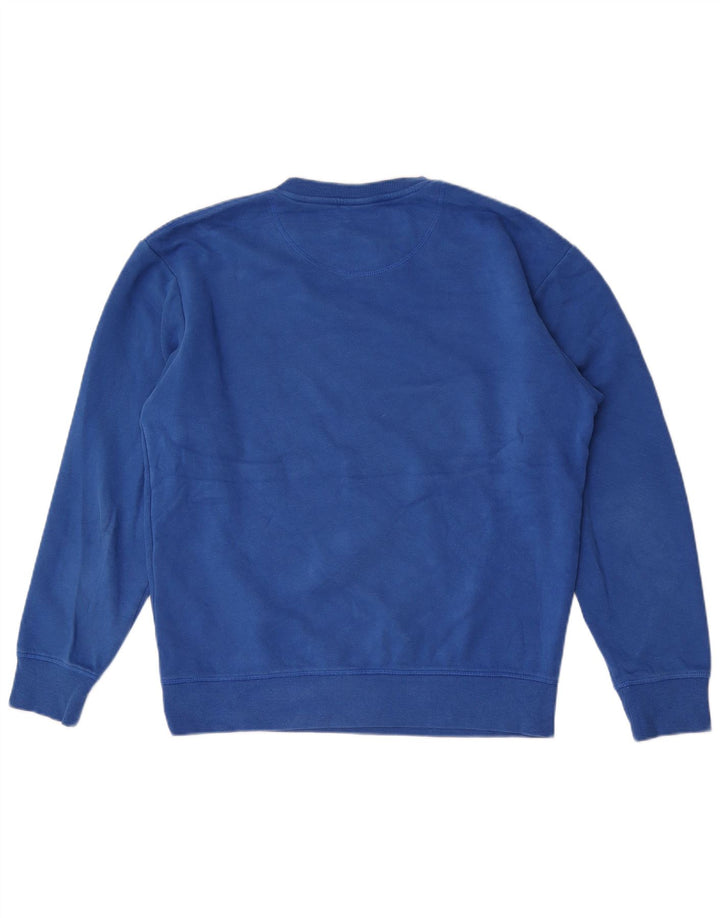 Jack & Jones Sweatshirt til mænd mellemblå bomuld