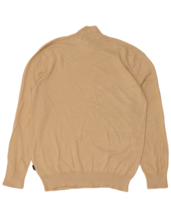 Carrera Herre Turtle Neck Jumper Sweater Stor Beige Bomuld