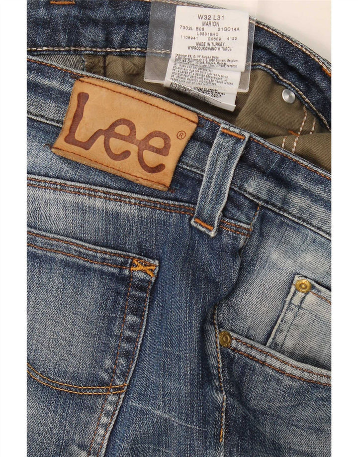 Lee Dame Marion Flared Jeans W32 L31 Blå Bomuld