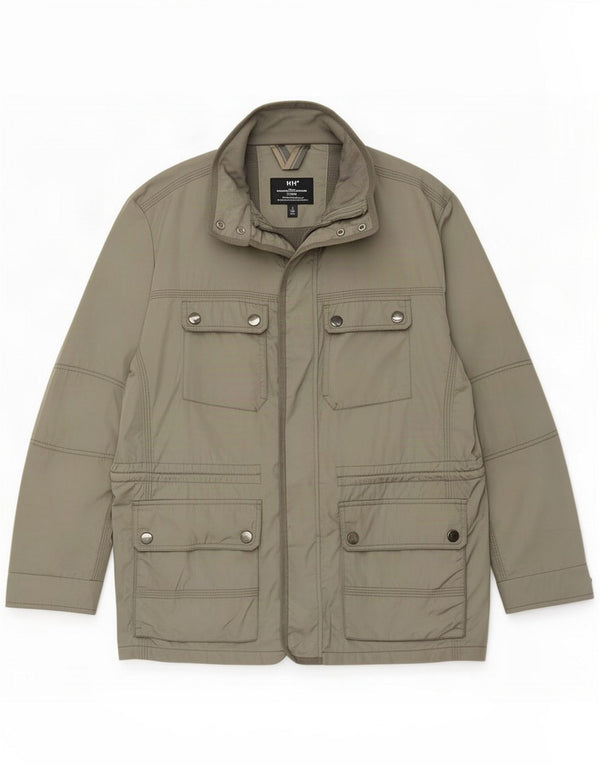 Marks & Spencer Mens Autograph Utility Jacket UK 42 XL Khaki Polyester