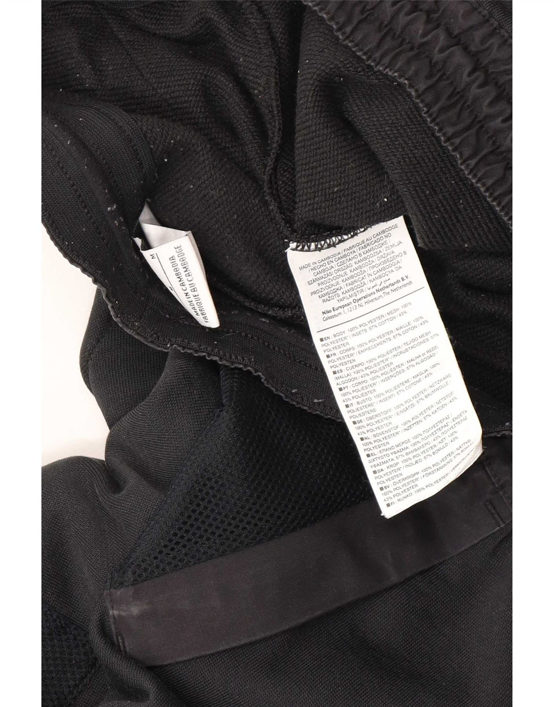 Nike Herre grafisk træningsdragt Bukser Joggers Medium Sort Polyester