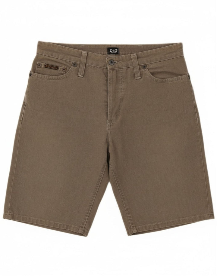 Dolce & Gabbana denimshorts til mænd W32 mellemgrå bomuld