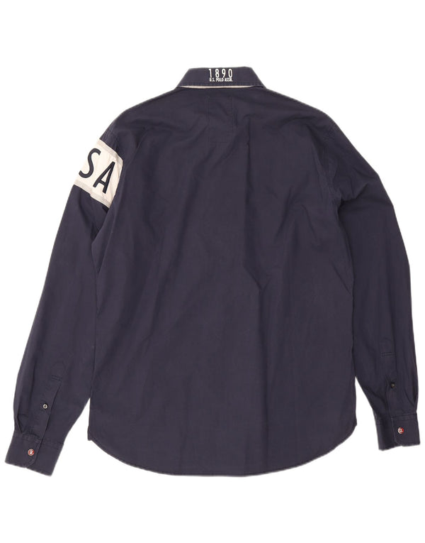 U.S. Polo Assn. Herre Regular Fit Polo Shirt Medium Navy Blue Colourblock