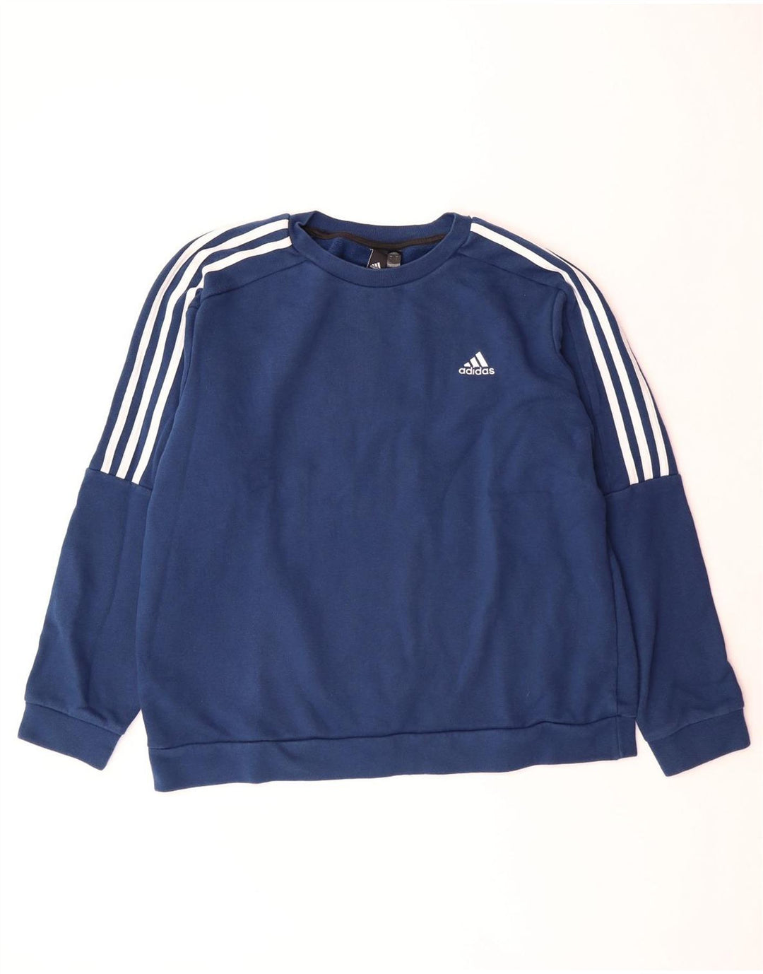 ADIDAS Sweatshirt til mænd Stor marineblå bomuld