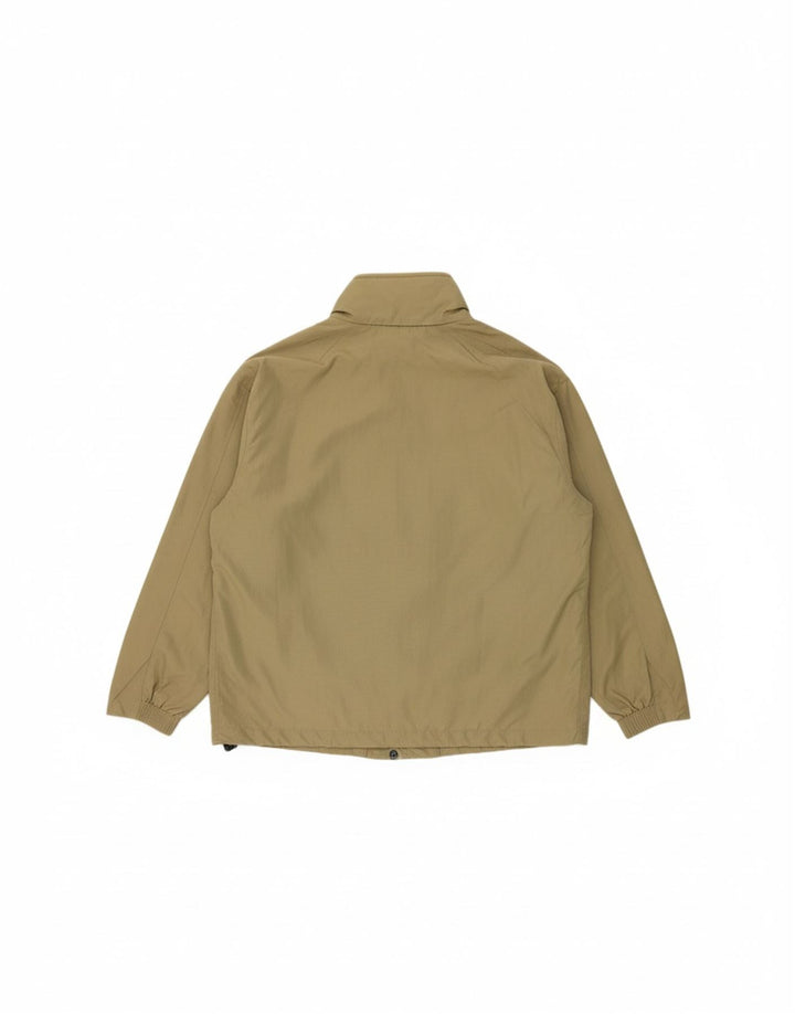DIADORA Mens Hooded Rain Jacket UK 36 Small Khaki Polyamide Vintage Diadora and Second-Hand Diadora from Messina Hembry 