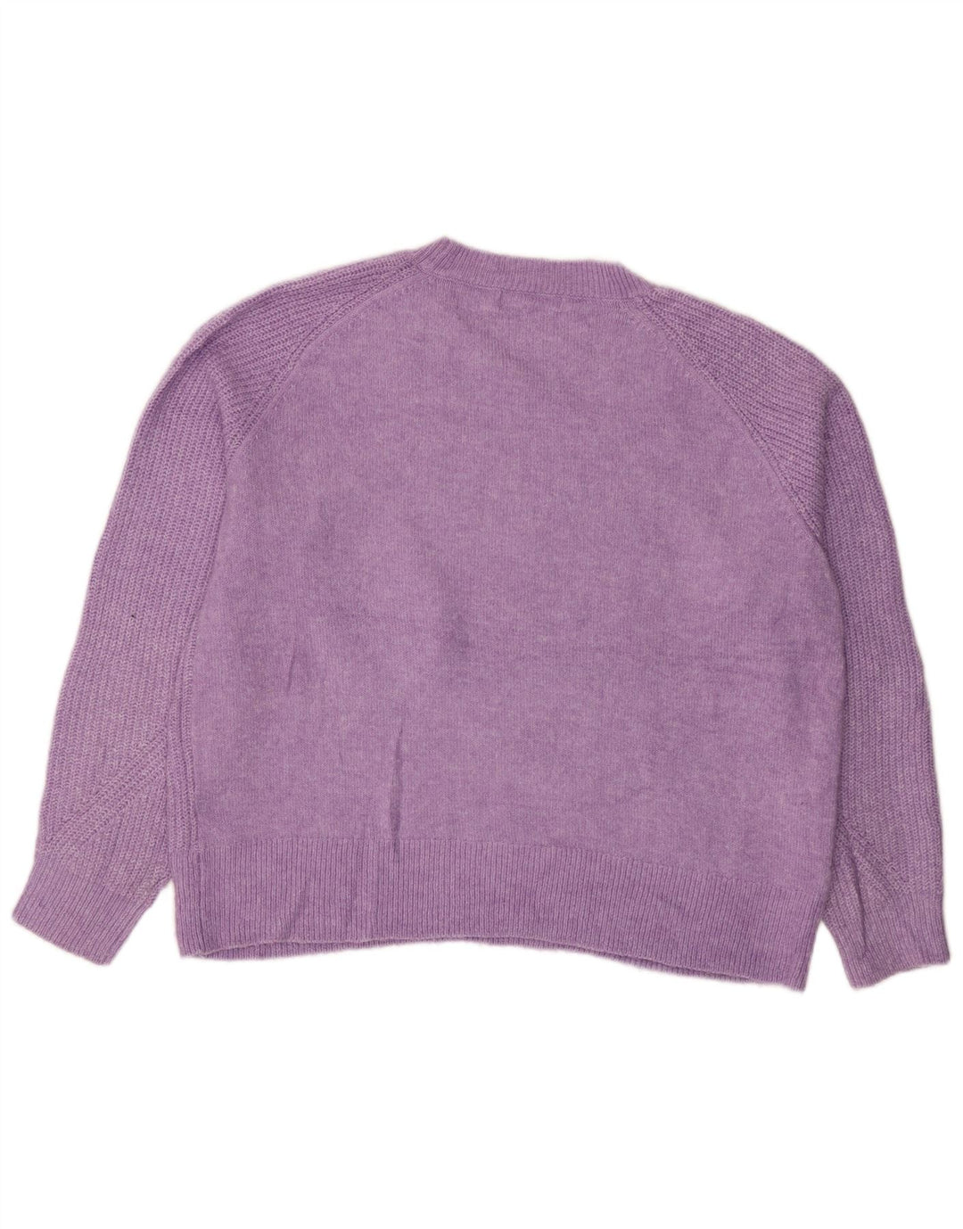 MARKS & SPENCER Dame sweater med rund hals DK 16 Stor lilla