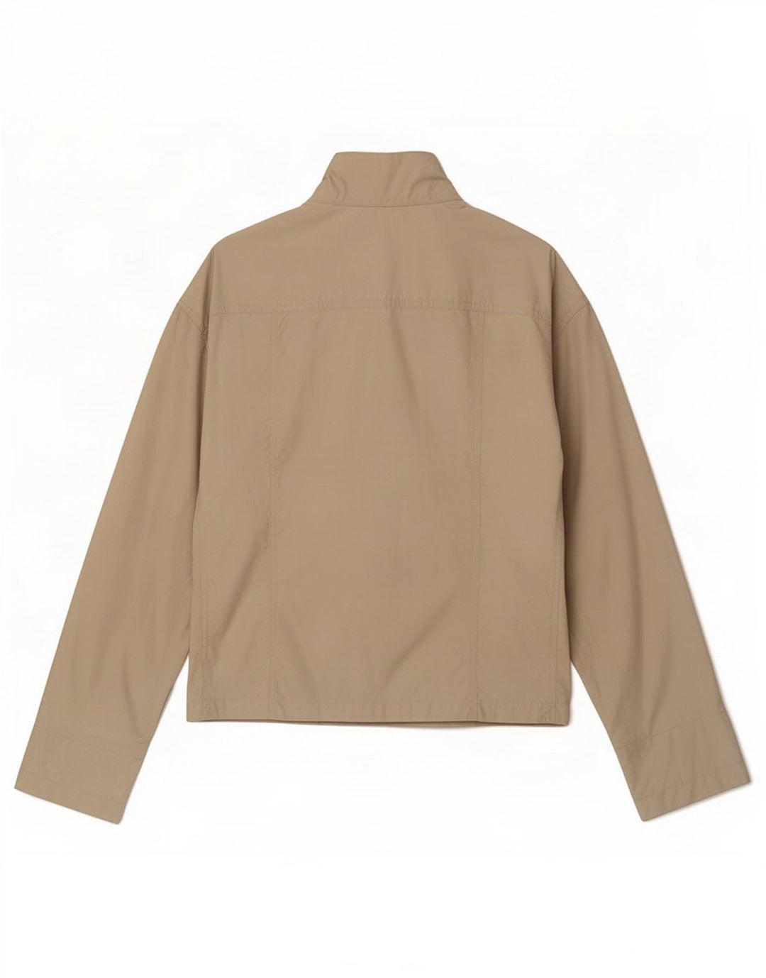 Calvin Klein Jeans Dame Bomber Jacket UK 16 Large Beige Polyamid