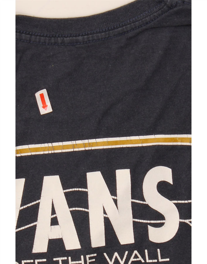 VANS Grafisk T-shirt til mænd, medium marineblå