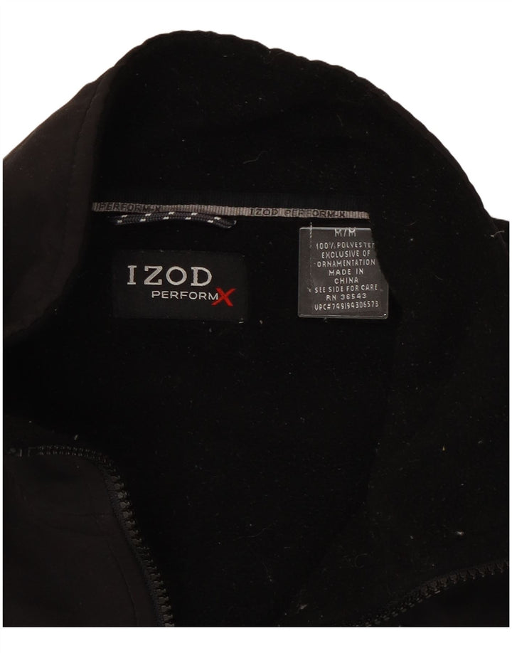 IZOD Fleecejakke til mænd UK 38 Medium Sort Polyester