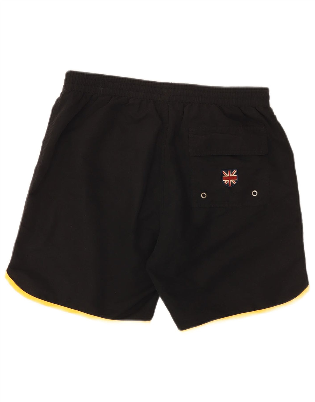 Admiral Herre grafiske svømmeshorts Store sorte Colourblock Polyester