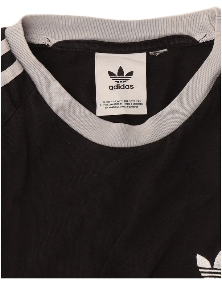 Adidas Herre T-Shirt Top Stor Sort