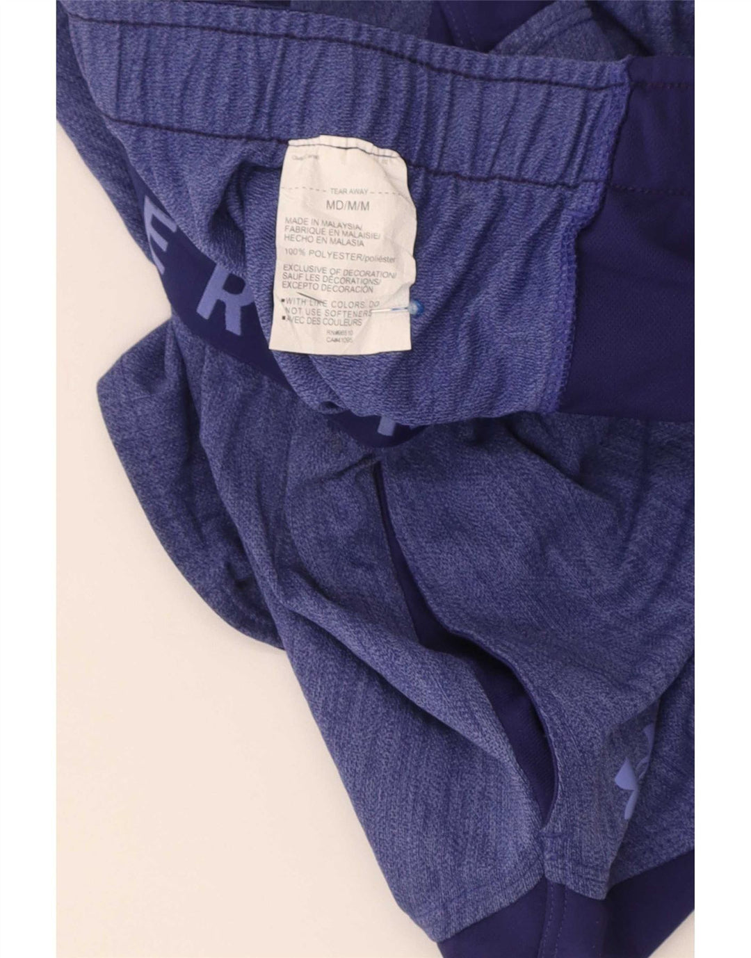 Under Armour Grafiske sportsshorts til kvinder Medium Blue Colourblock Polyester