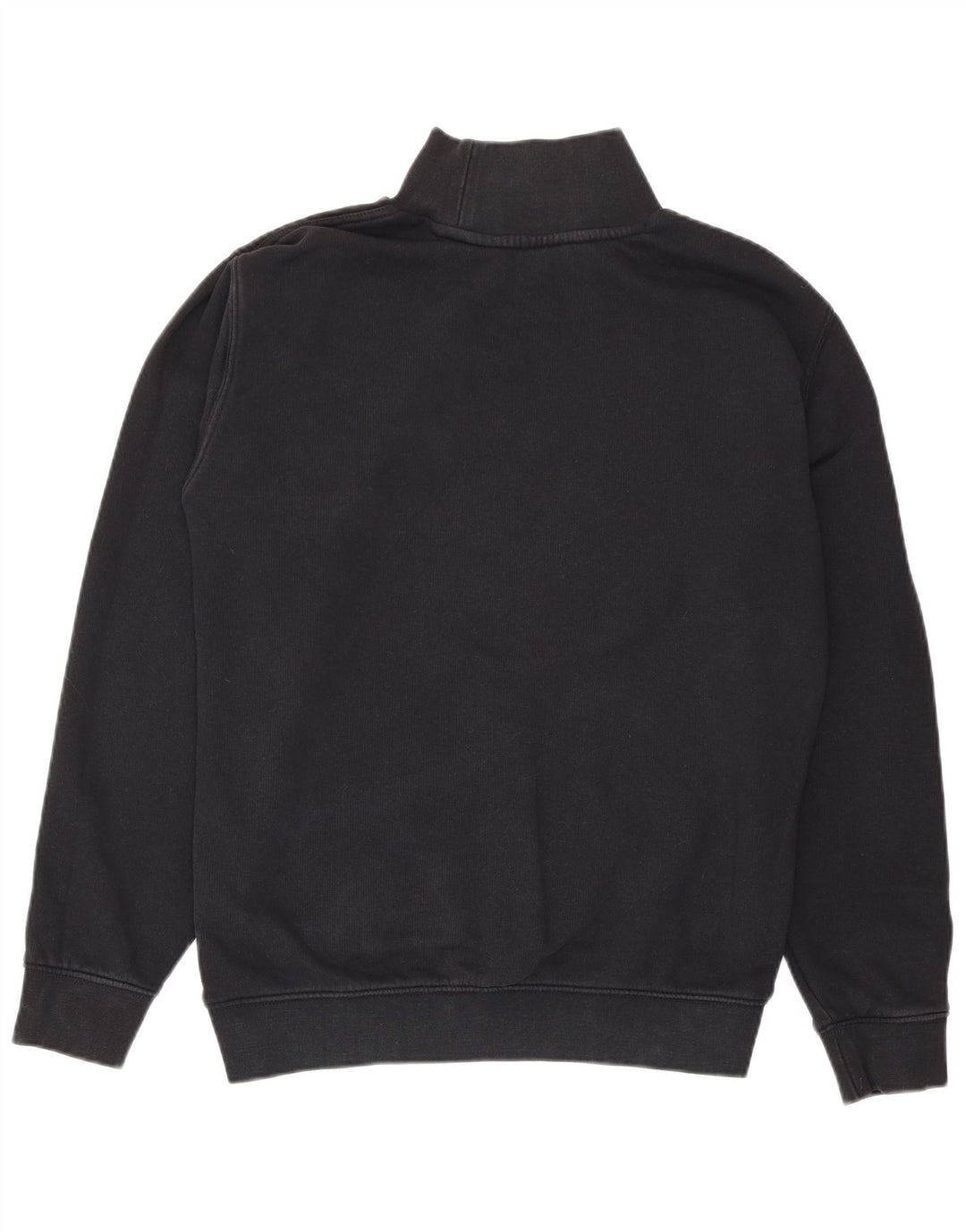 Champion Womens Oversized Sweatshirt Jumper UK 10 Small Black Bomuld