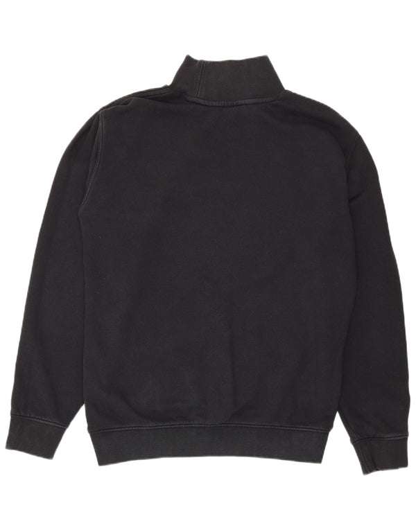 Champion Womens Oversized Sweatshirt Jumper UK 10 Small Black Bomuld
