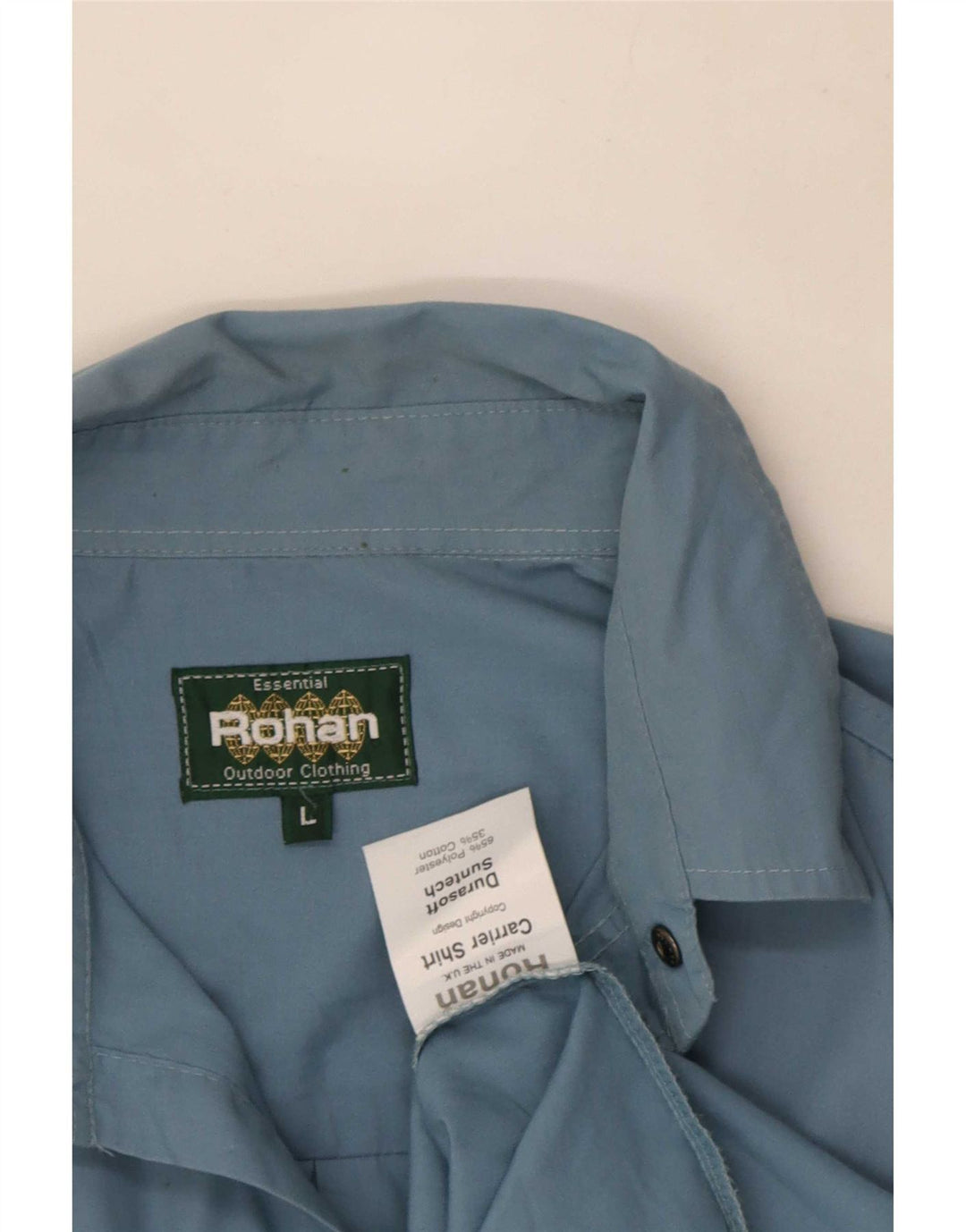 Rohan herreskjorte stor blå polyester