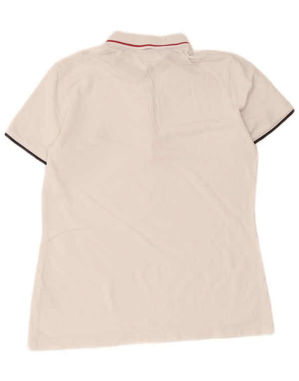Marina Yachting Dame Polo Shirt UK 14 Medium White Bomuld