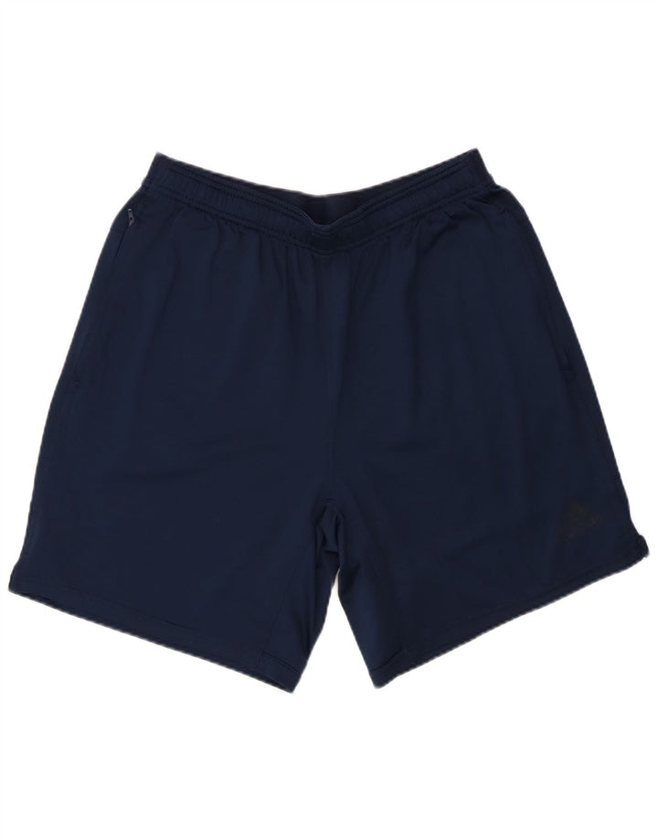 Adidas Herre Climalite Sportshorts store marineblå polyester