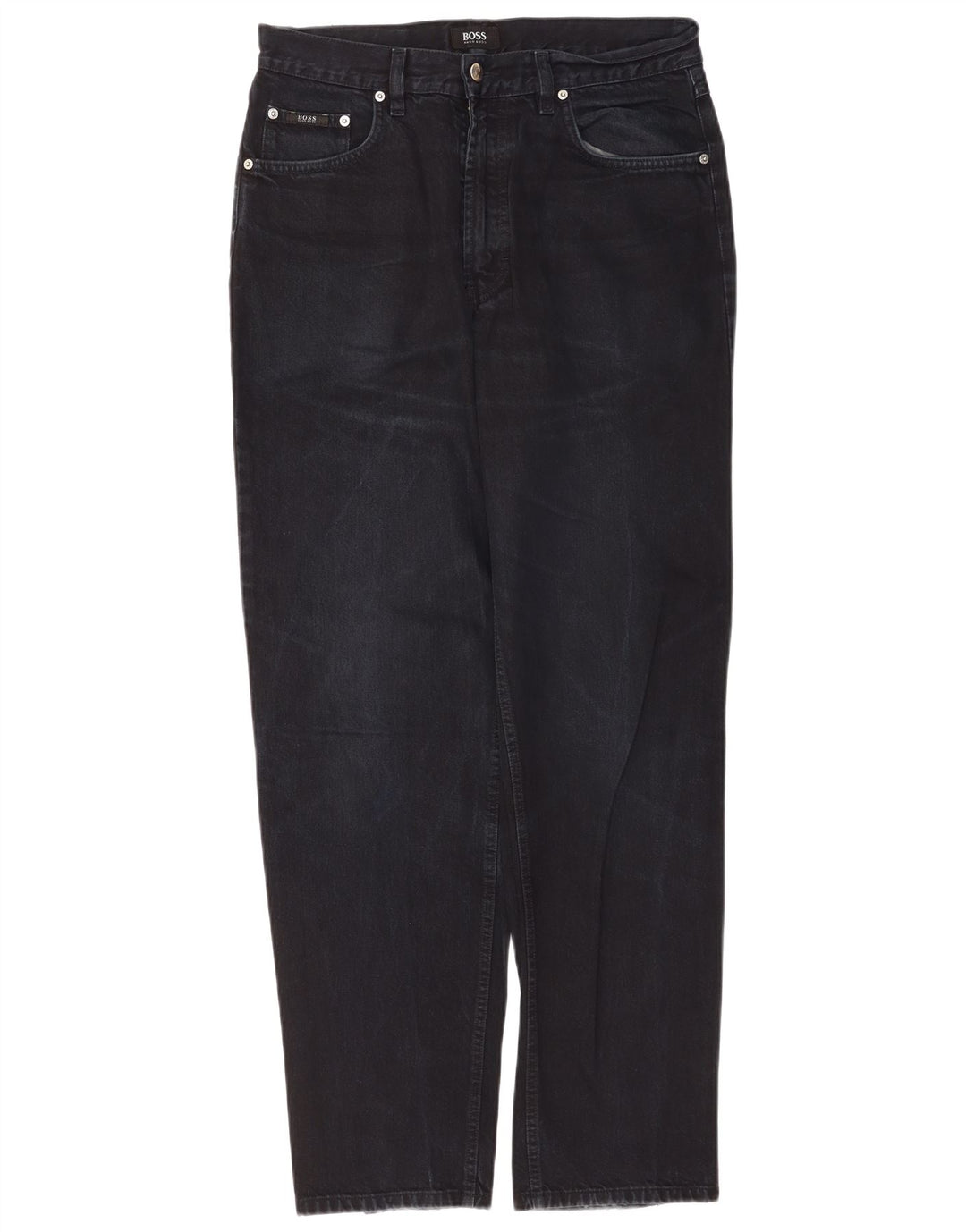 Hugo Boss Straight Jeans til mænd W32 L32 Sort
