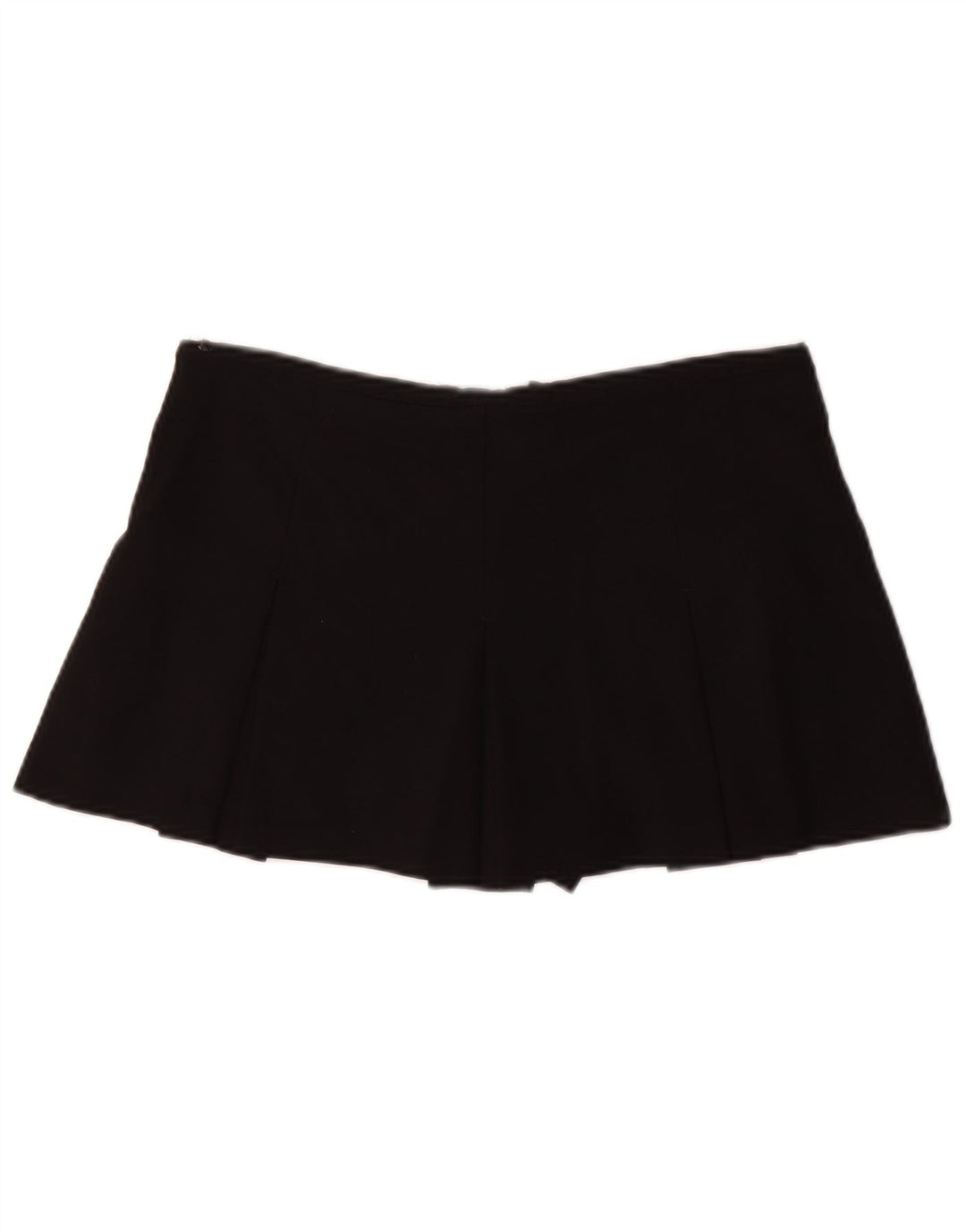 Zara Dame Mini Plisseret Nederdel Medium W28 Sort