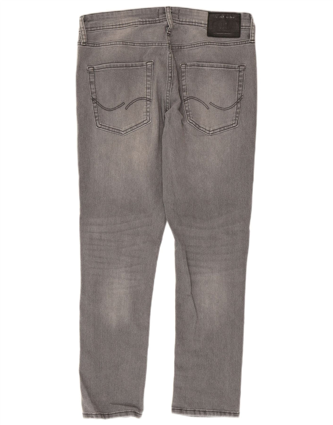 Jack & Jones Herre GLENN Slim Jeans W32 L30 Grå Bomuld
