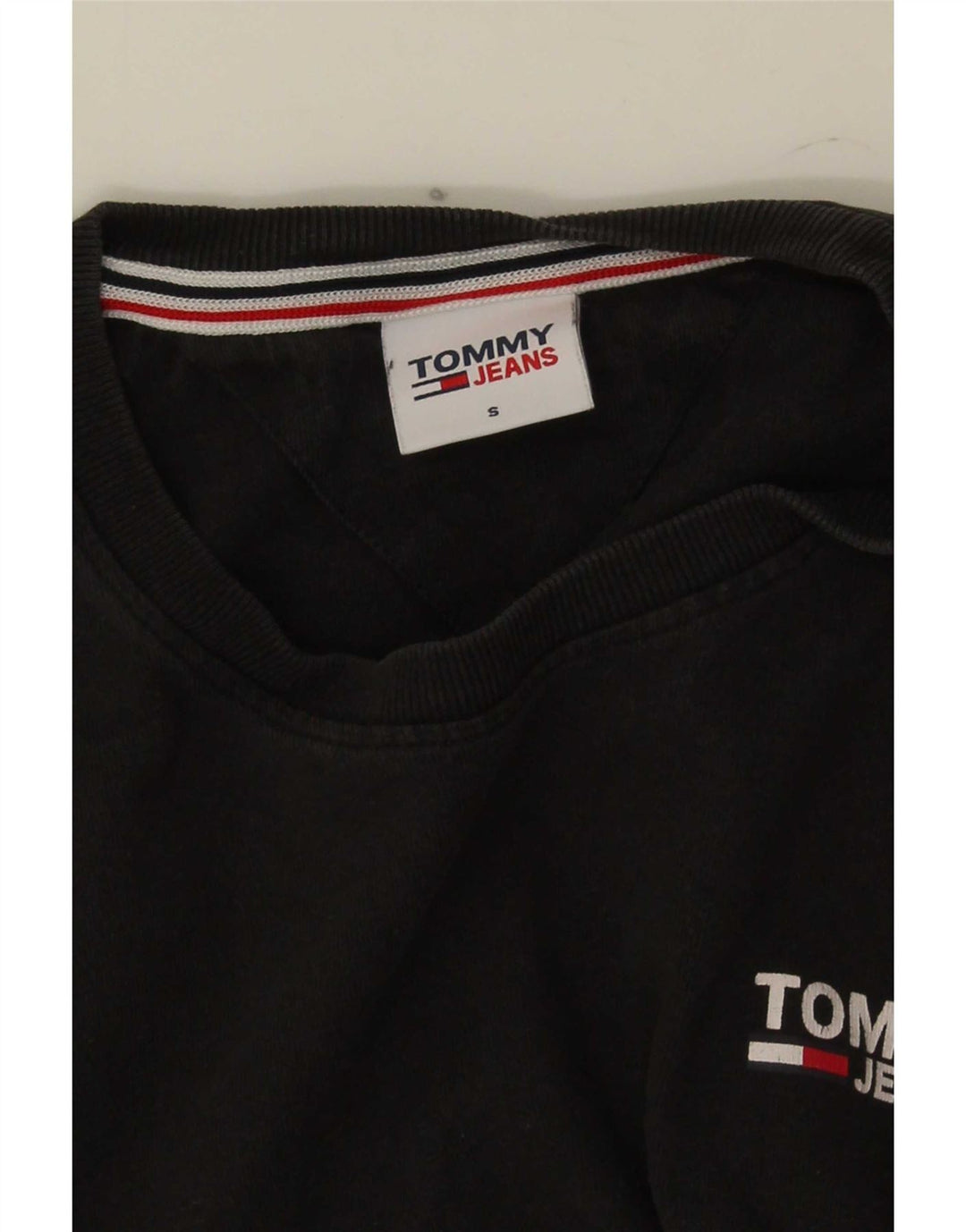 Tommy Hilfiger Herre T-Shirt Top Lille Sort