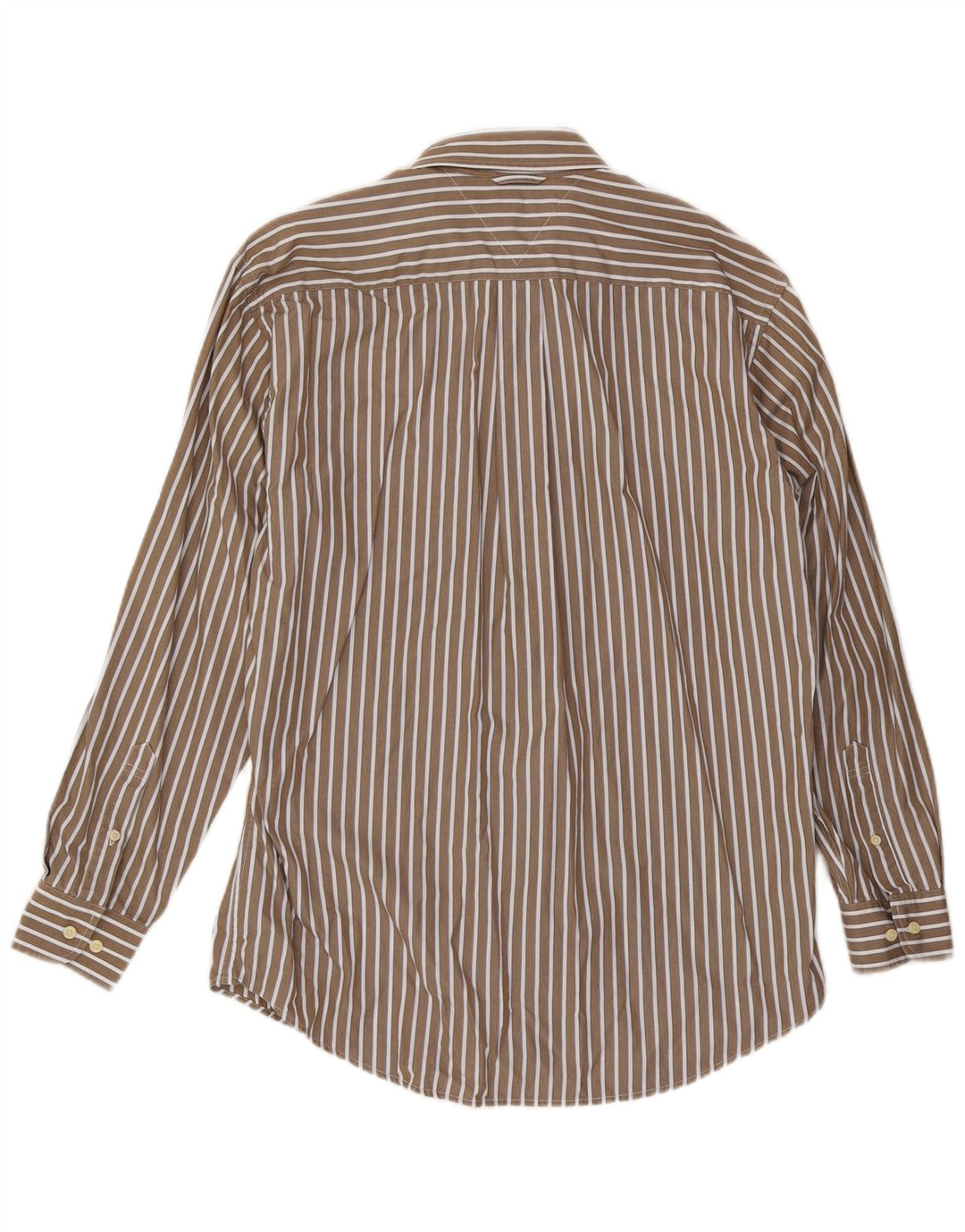 Tommy Hilfiger Herreskjorte Medium Beige Stribet Bomuld