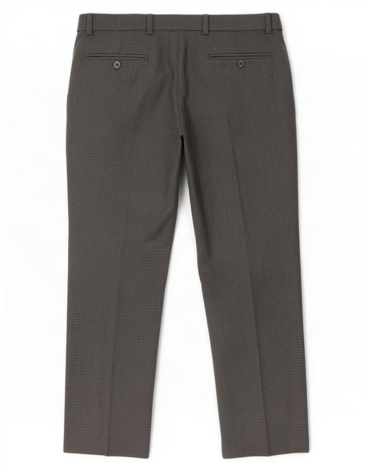 Marks & Spencer Herre Regular Fit Suit Bukser W36 L31 Grå polyester