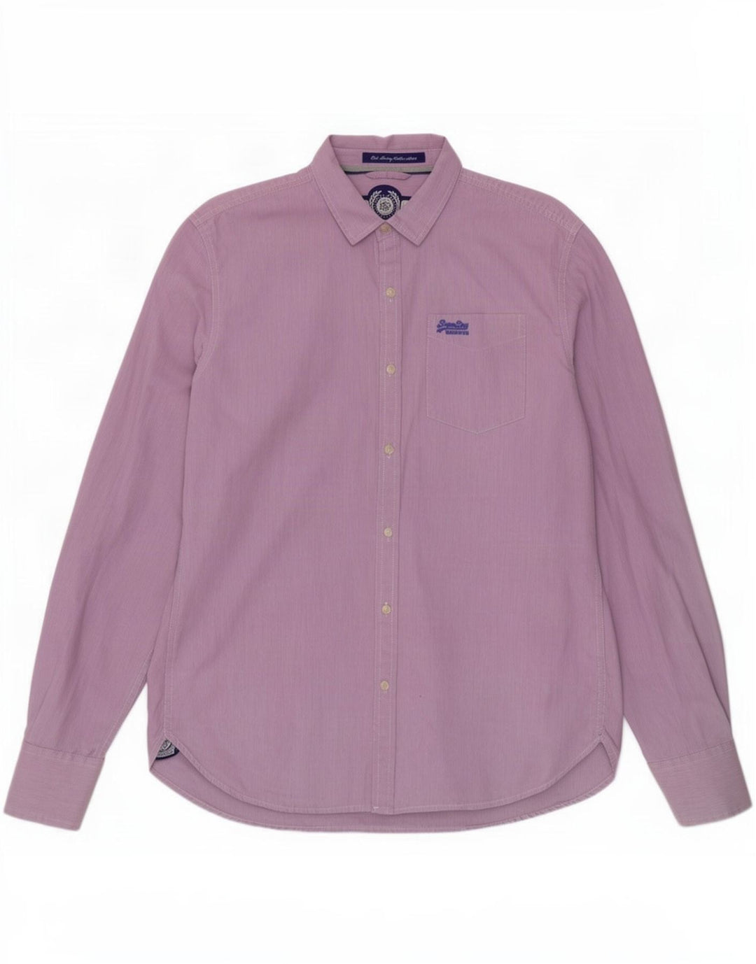 Superdry Herreskjorte XL Lilla Gingham Cotton