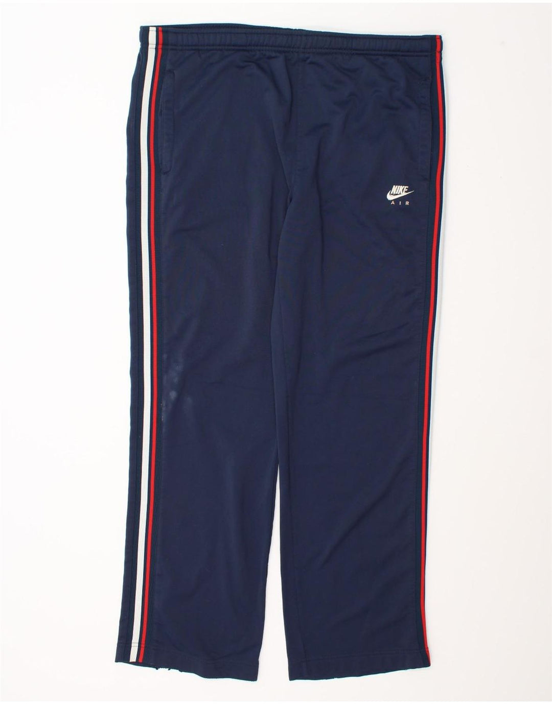 Nike Air Tracksuit Bukser til mænd UK 34/36 Large Navy Blue Polyester