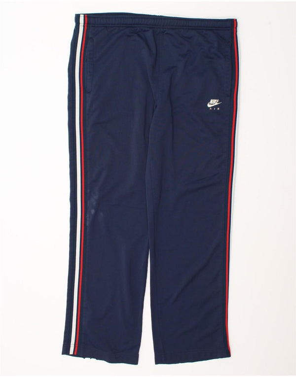 Nike Air Tracksuit Bukser til mænd UK 34/36 Large Navy Blue Polyester