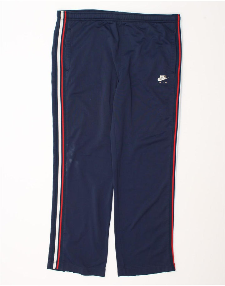 Nike Air Tracksuit Bukser til mænd UK 34/36 Large Navy Blue Polyester