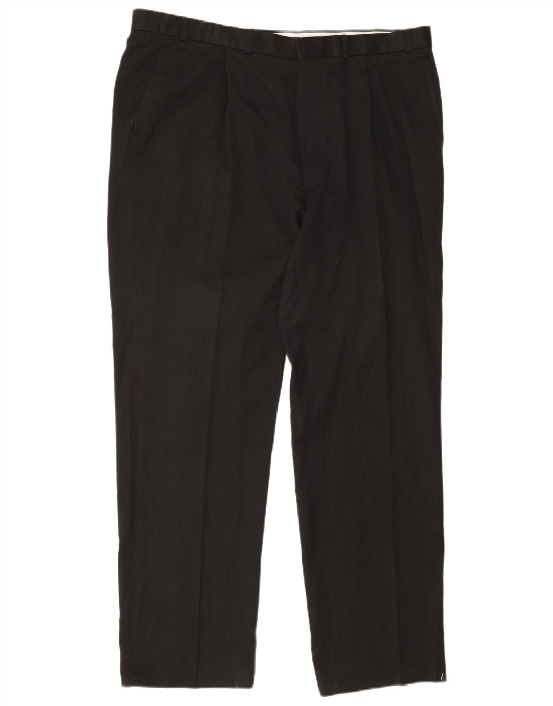Marks & Spencer Herre Pegged Suit Bukser W42 L33 Sort Viscose