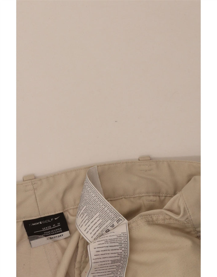 NIKE Lige Chino-bukser til mænd W34 L30 Beige polyester