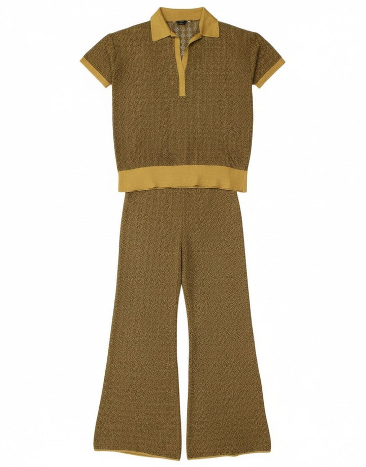 Zara Damesæt 2 stk. UK 12 Medium W28 L34 Khaki Polyester