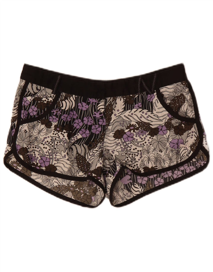 Puma Svømmeshorts til kvinder UK 12 Medium Multicolored Floral Polyester