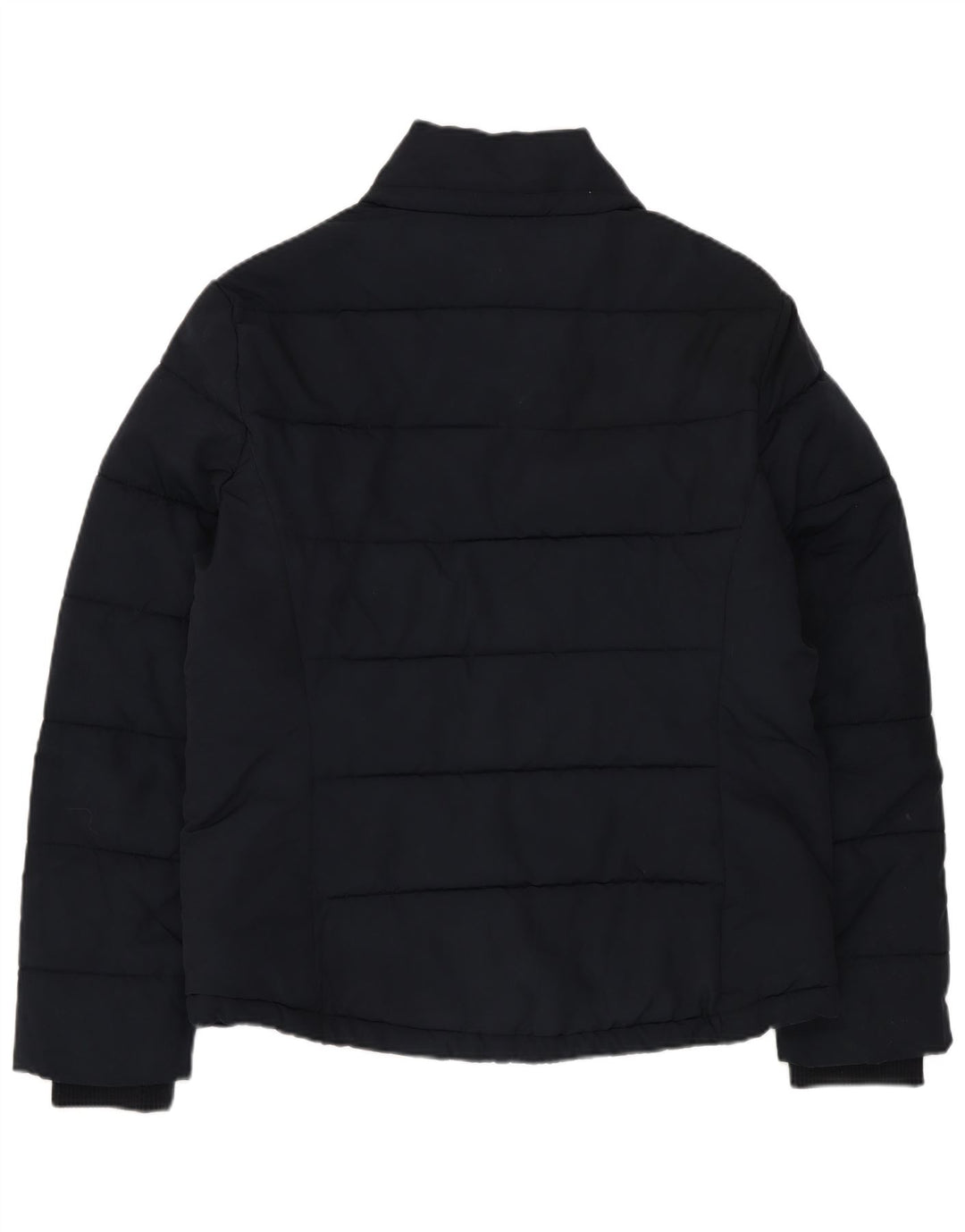 Topshop Dame Polstret Jakke UK 12 Medium Navy Blue
