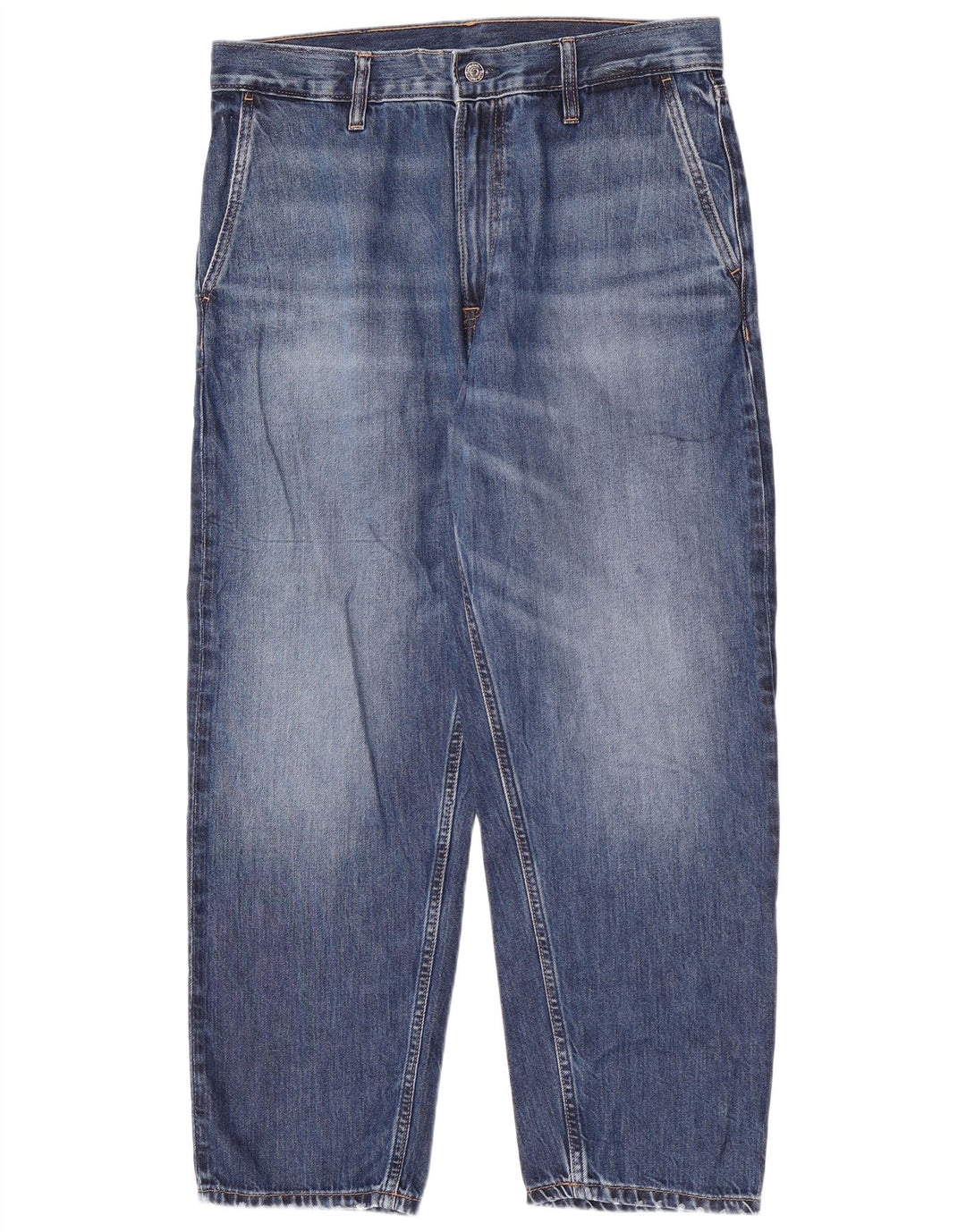 Calvin Klein Herre tilspidsede jeans W31 L27 blå bomuld