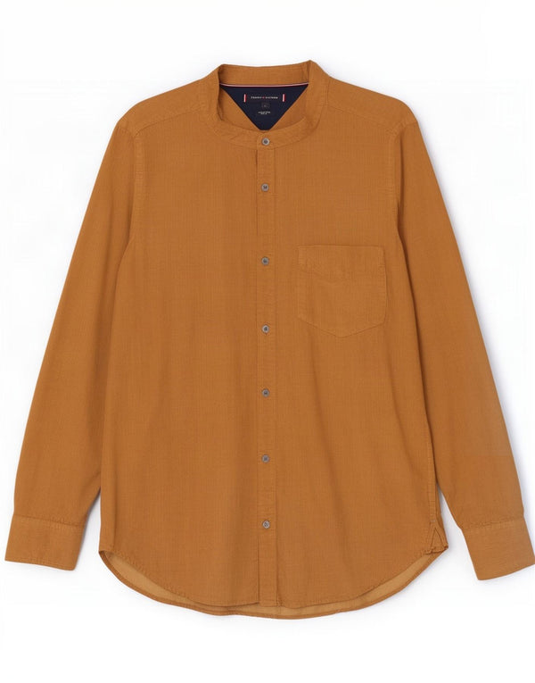 Tommy Hilfiger Herre beklædningsgenstand farvet Slim Fit fløjlstrøje Stor beige bomuld
