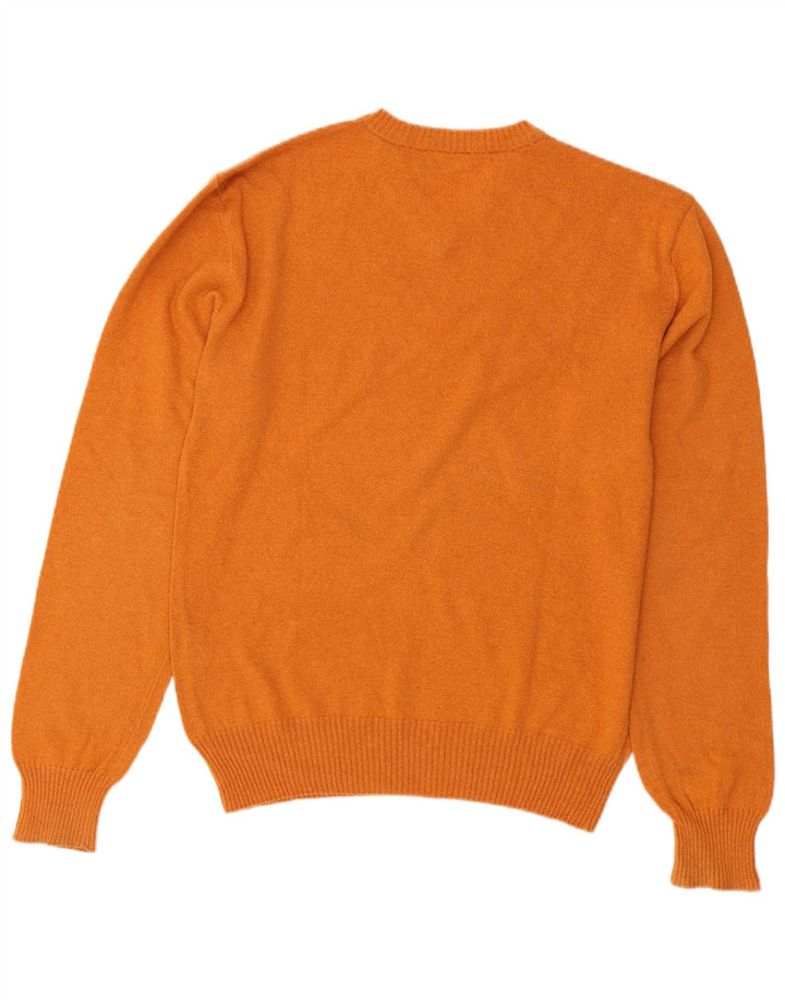 TIMBERLAND Herre V-hals sweater Small Orange Uld