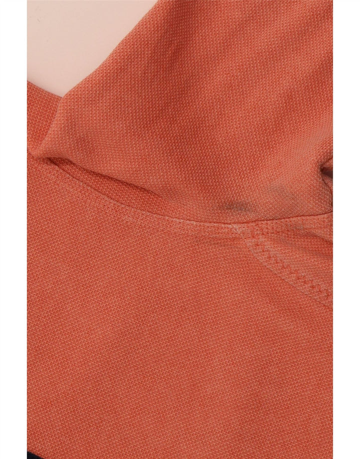 FAT FACE Womens Zip Neck Sweatshirt Jumper UK 8 Small  Orange Cotton