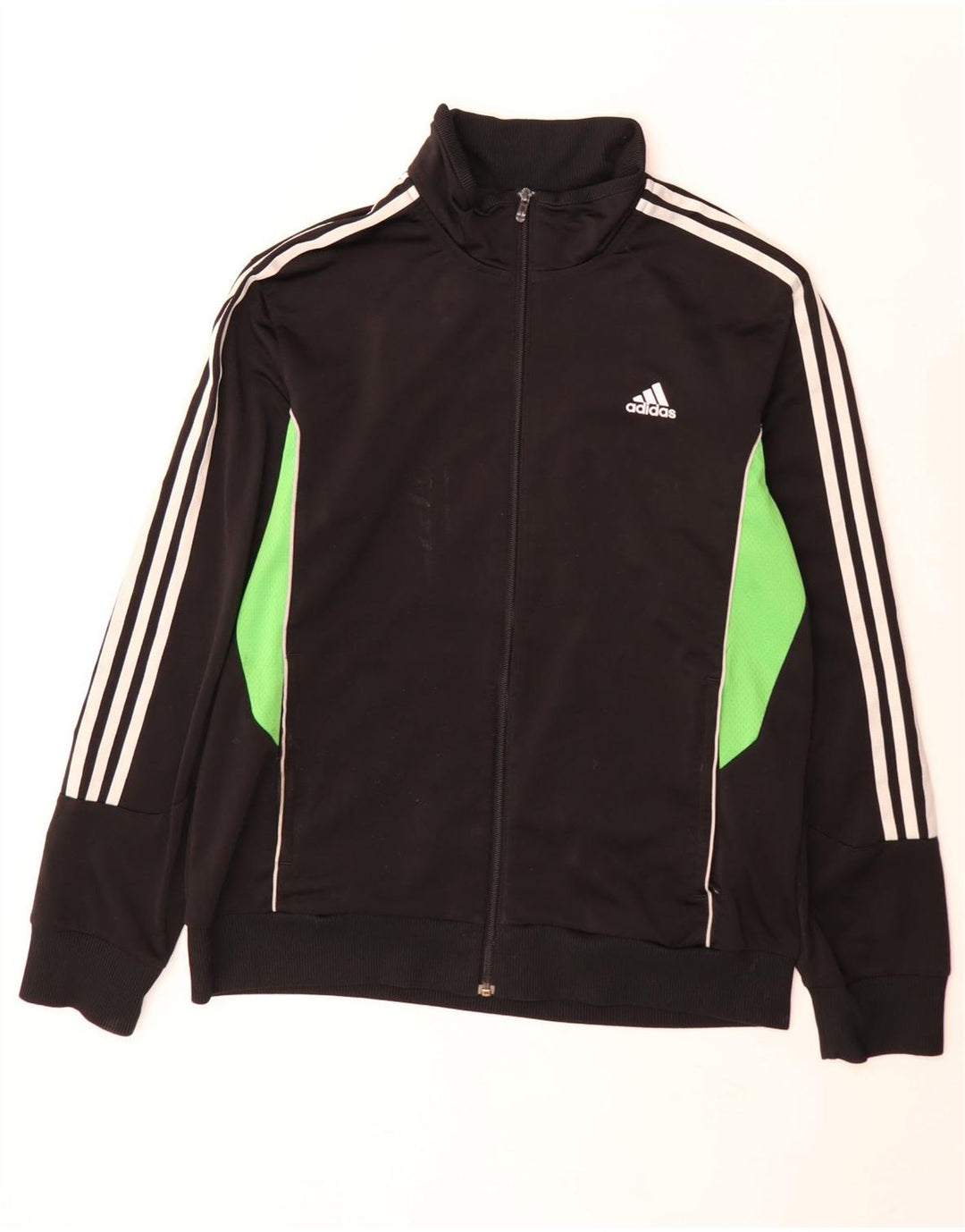 Adidas Træningsdragt til mænd Top jakke UK 42/44 Large Black Colourblock Polyester