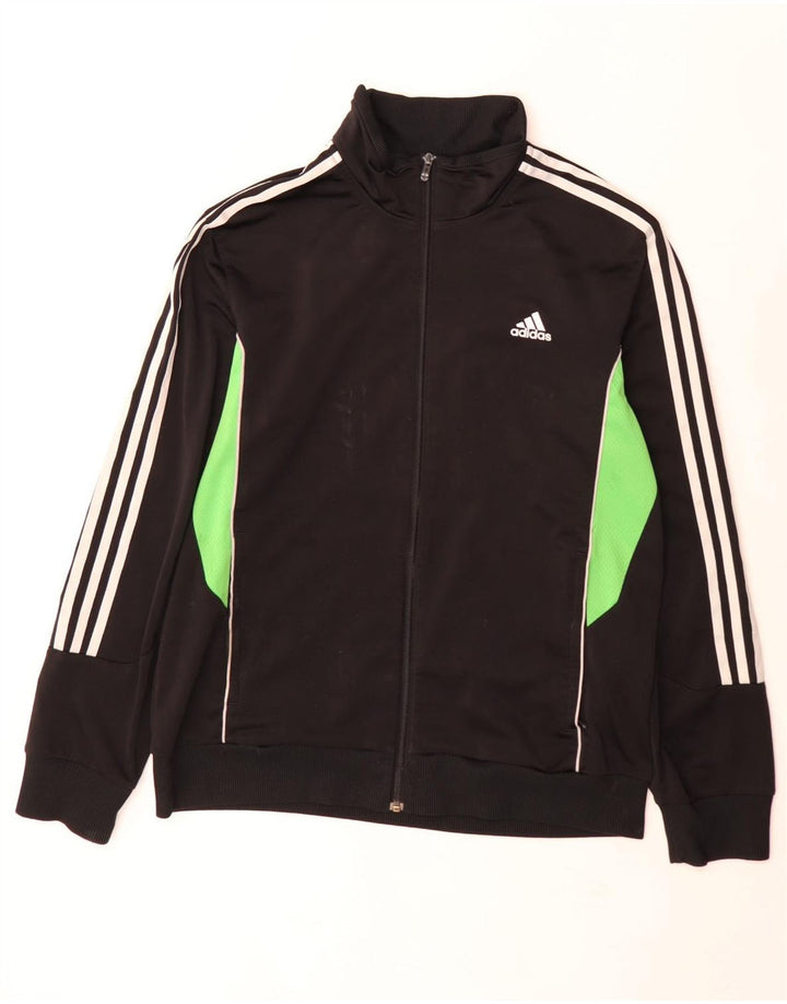 Adidas Træningsdragt til mænd Top jakke UK 42/44 Large Black Colourblock Polyester