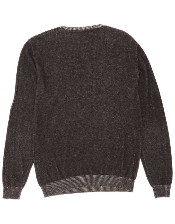 Guess Herre grafisk sweatshirt jumper stor grå bomuld
