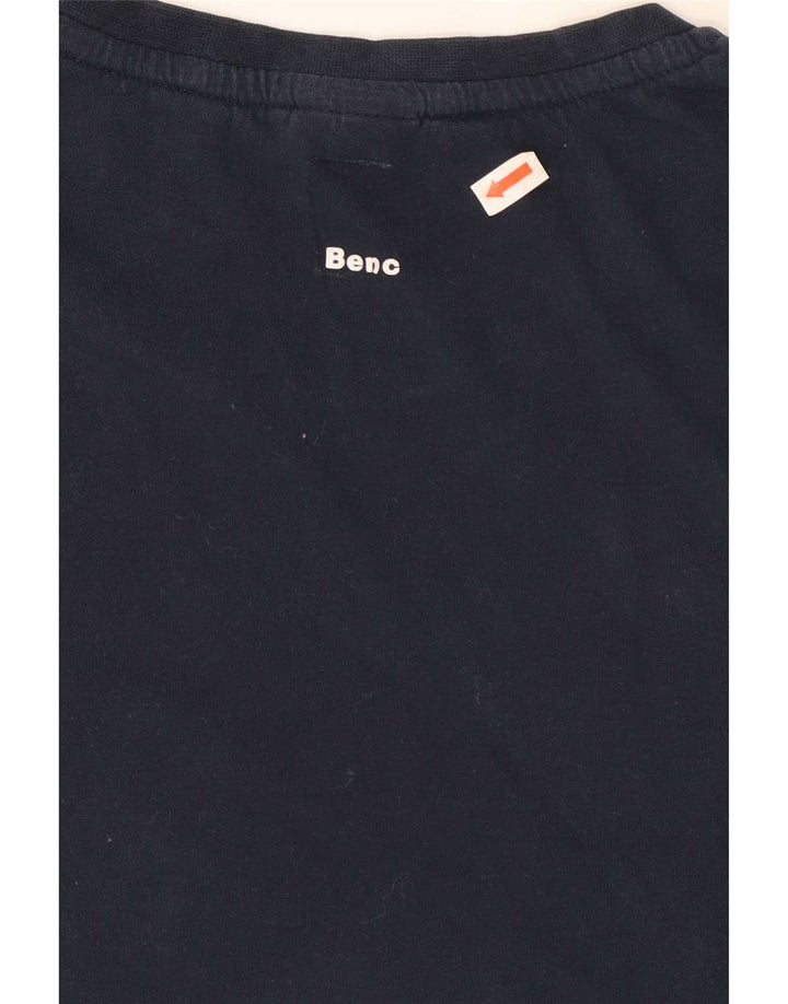 Bænk grafisk t-shirt til mænd XL marineblå