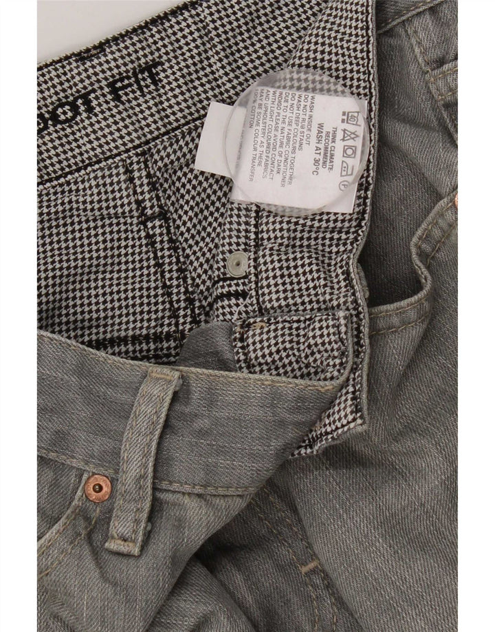 Marks & Spencer Herre Bootcut Jeans W30 L26 Grå Bomuld