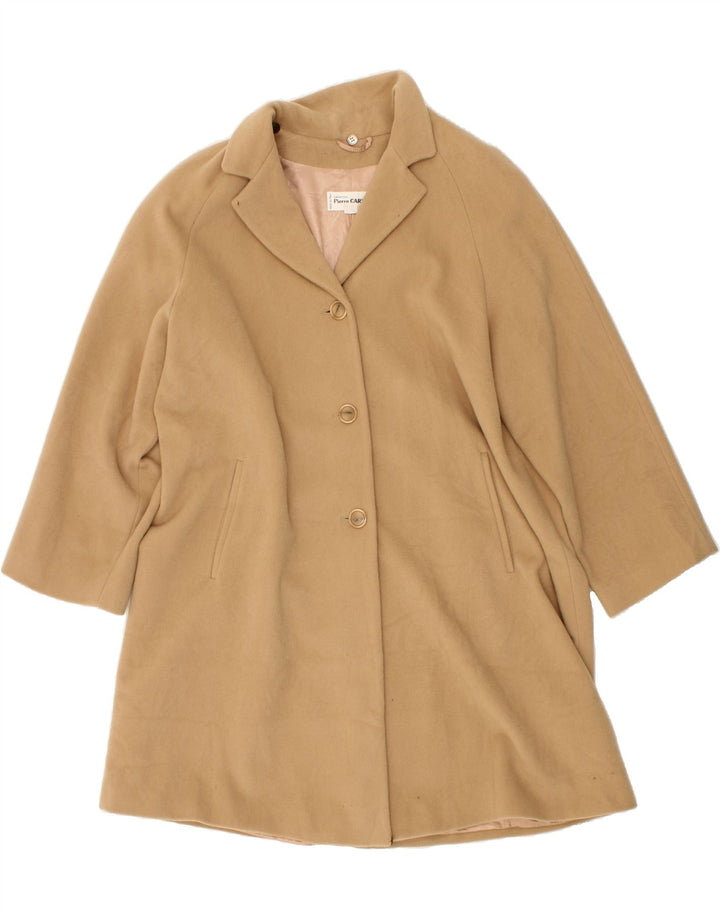PIERRE CARDIN Womens Overcoat IT 48 XL Beige Wool Vintage Pierre Cardin and Second-Hand Pierre Cardin from Messina Hembry 