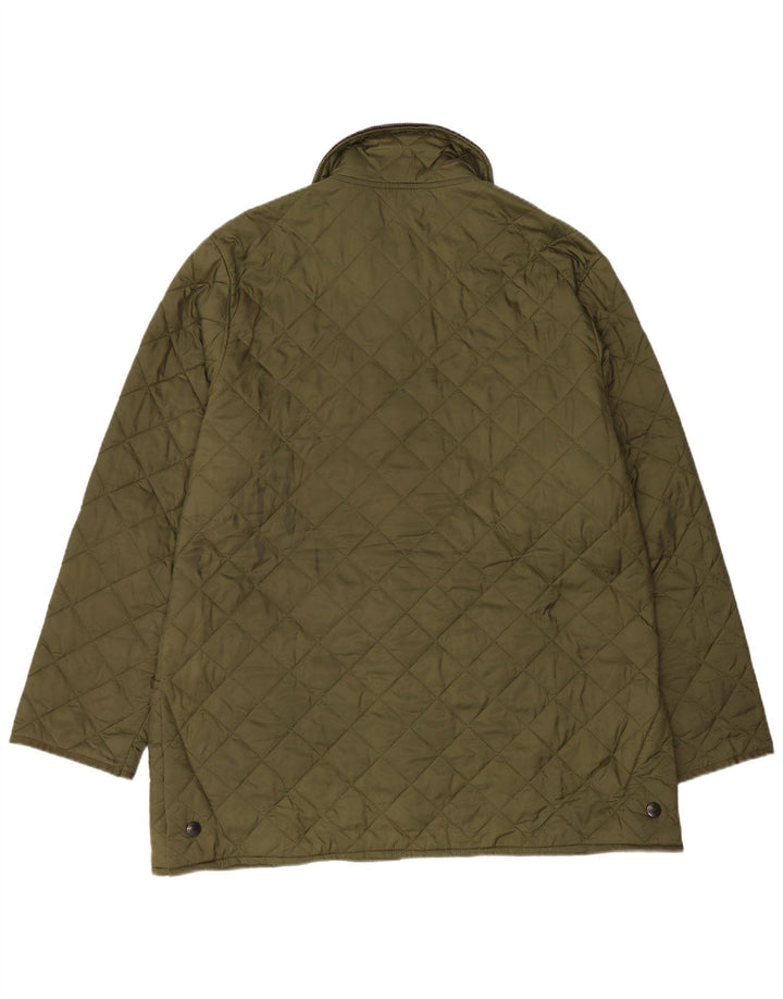 Barbour Herre quiltet jakke UK 42 XL Grøn polyester